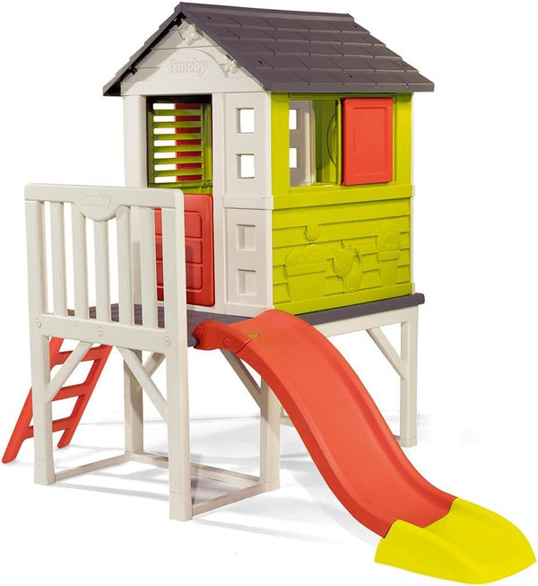 Smoby Playhouse on Stilts with Slide - Zrafh.com - Your Destination for Baby & Mother Needs in Saudi Arabia