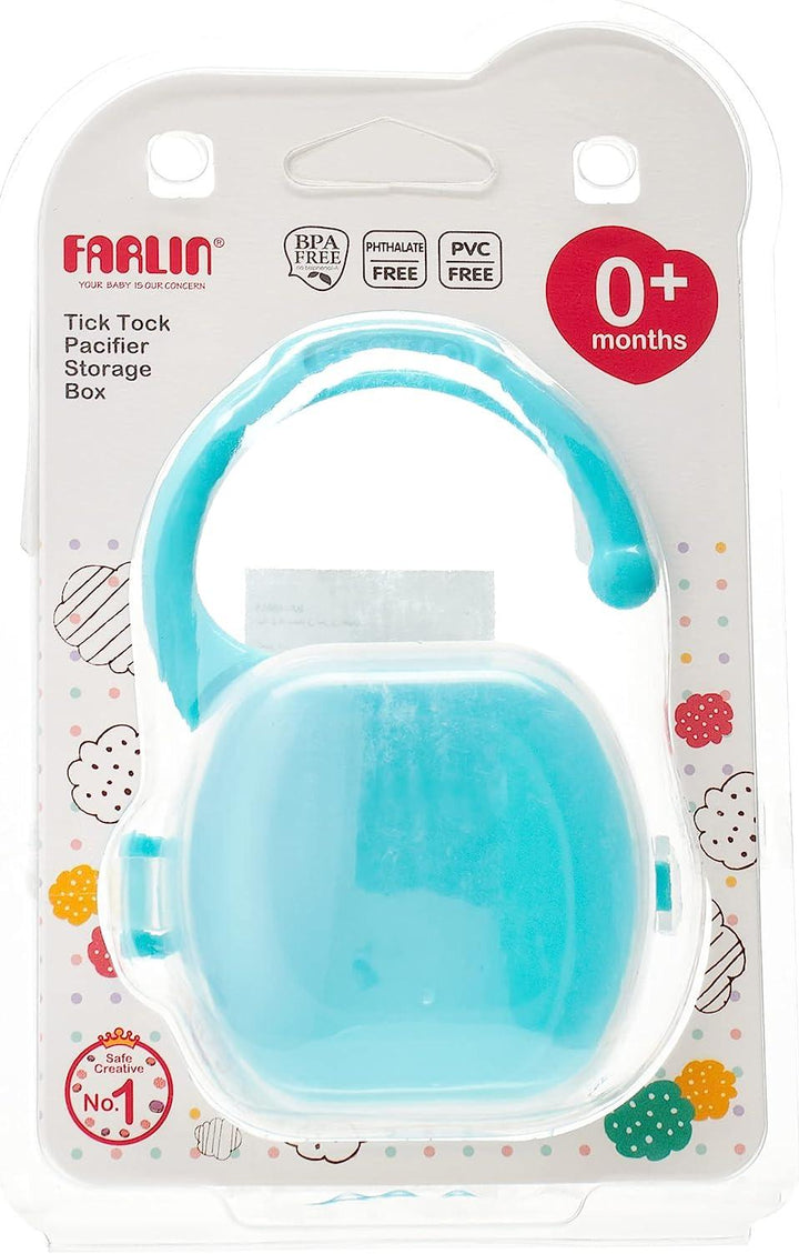 Farlin Tick Tock Pacifier Storage Box -Blue - ZRAFH