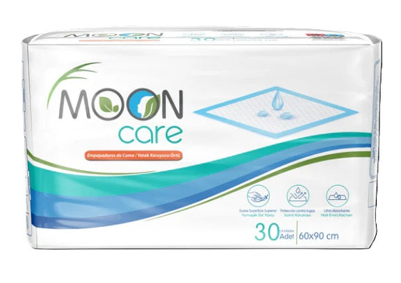 Mooncare Mattress Protector for Kids from Leaks with a Waterproof and Fast Absorbing Outer Layer, Protection from Stain, Dust Mites, and Allergens, Unparalleled Strength and Durability, and High Level Protection, Size 60x90 cm - 30 Pieces