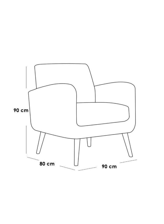 Alhome Side Chair - 90x80x90 cm - Blue - AL-296 - Zrafh.com - Your Destination for Baby & Mother Needs in Saudi Arabia