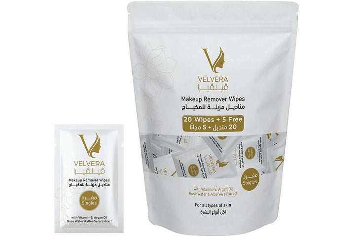 Velvera Make up Remover Wipes 192g-20 wipes - Zrafh.com - Your Destination for Baby & Mother Needs in Saudi Arabia