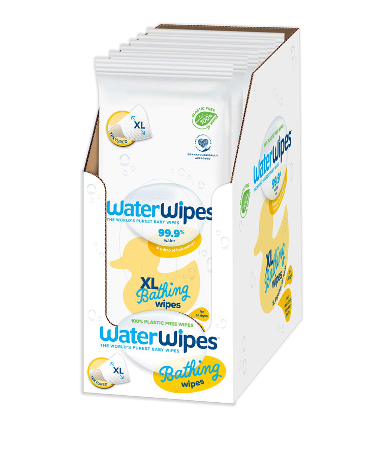 Water Wipes Plastic Free XL Bathing Wipes For Toddlers And Babies Wipes 12 Pack - 192 Count - Zrafh.com - Your Destination for Baby & Mother Needs in Saudi Arabia