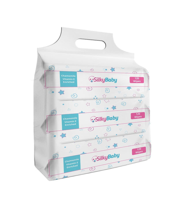 Unicare Silky Baby Kids wipes 544 g pk3 premium quality (360 wipes) - Zrafh.com - Your Destination for Baby & Mother Needs in Saudi Arabia