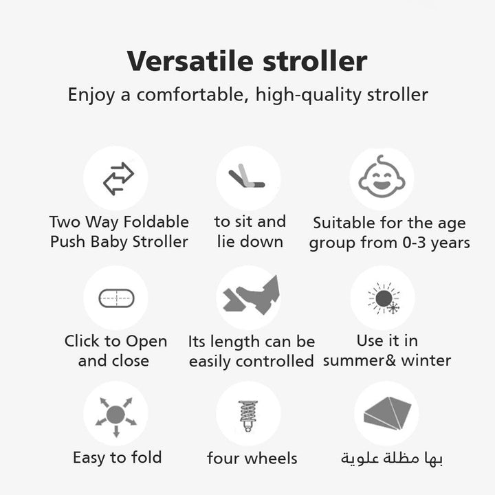 dreeba-baby-stroller-with-foam-wheels-x5 - Zrafh.com - Your Destination for Baby & Mother Needs in Saudi Arabia