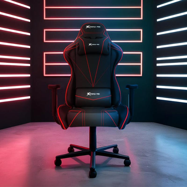 Xtrike-Me gaming Chair, Desk Chair, Hight Adjustable Computer Chair with Neck and Back support, comfortable, GC-909