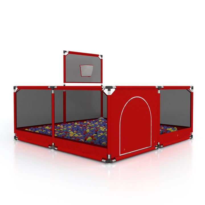 Dreeba Big Size Luxure Foldable Plastic Baby Playpen JN-162 - Zrafh.com - Your Destination for Baby & Mother Needs in Saudi Arabia