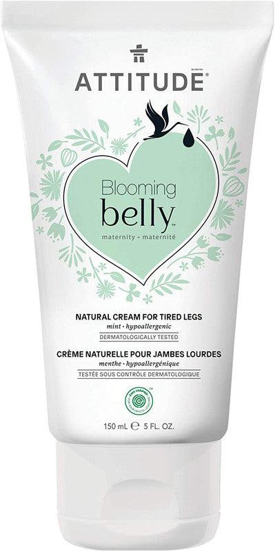 ATTITUDE Blooming Belly, Hypoallergenic Natural Pregnancy-Safe Cream for Tired Legs, 150.0 ml - Zrafh.com - Your Destination for Baby & Mother Needs in Saudi Arabia