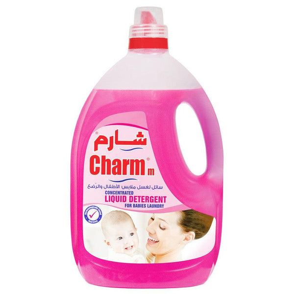 Charmm Laundry Liquid for Babies Laundry 3L -30 x 15 x 10 - Zrafh.com - Your Destination for Baby & Mother Needs in Saudi Arabia