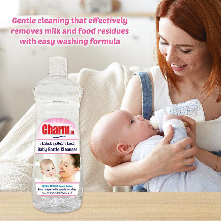 Charmm Baby Bottle, Toy Cleanser 750ml (Pack of 2) 9 x 6.7 x 20.7 9 x 6.7 x 20.7 - Zrafh.com - Your Destination for Baby & Mother Needs in Saudi Arabia