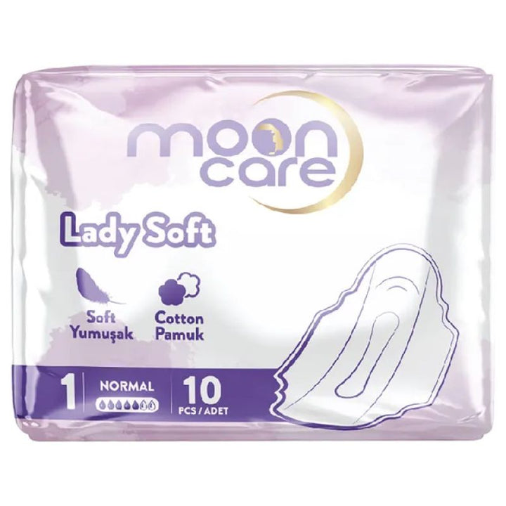 Mooncare Hygienic Pad For Ladies Size 1 - 24x10 Pads - Zrafh.com - Your Destination for Baby & Mother Needs in Saudi Arabia