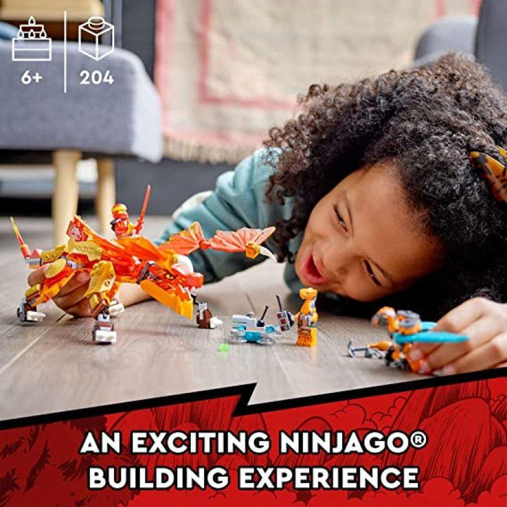 Lego Ninjago Kai's Fire Dragon EVO Toy - 204 Pieces - 6371138 - Zrafh.com - Your Destination for Baby & Mother Needs in Saudi Arabia