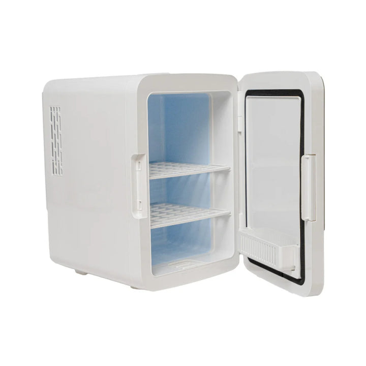 Rebune 6 Liter Cosmetic Refrigerator with LED Mirror 10 Liter - White - RE30002 - Zrafh.com - Your Destination for Baby & Mother Needs in Saudi Arabia