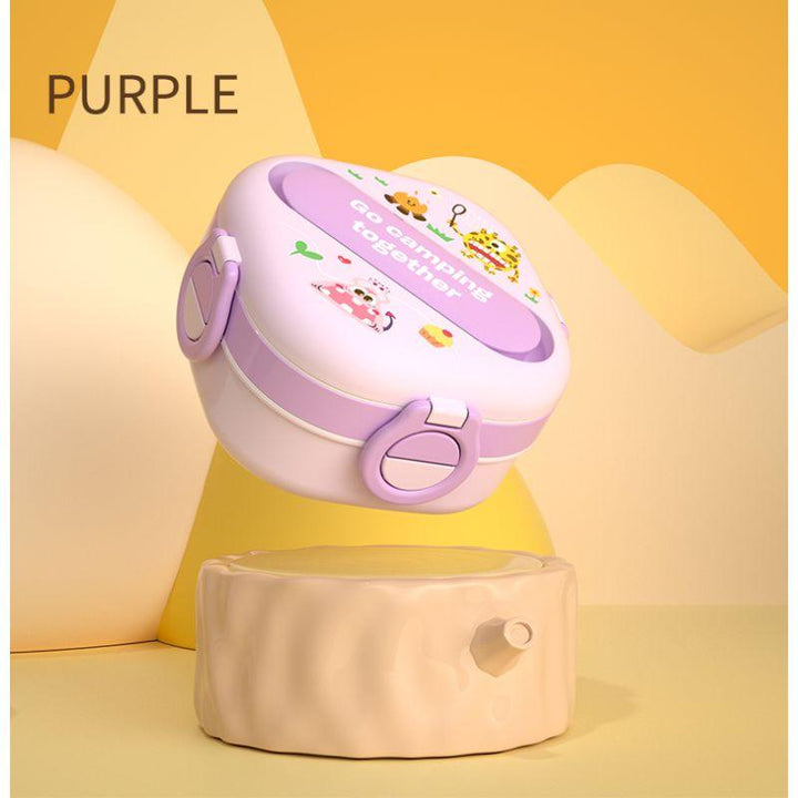 Double Layers Sealed Lunch Box - 480 ml - Zrafh.com - Your Destination for Baby & Mother Needs in Saudi Arabia
