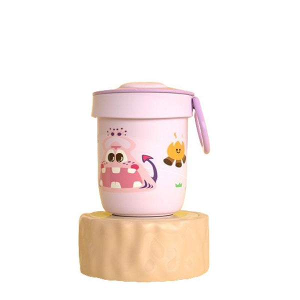 Portable Dual Use Straw Soup Cup - 380 ml - Zrafh.com - Your Destination for Baby & Mother Needs in Saudi Arabia