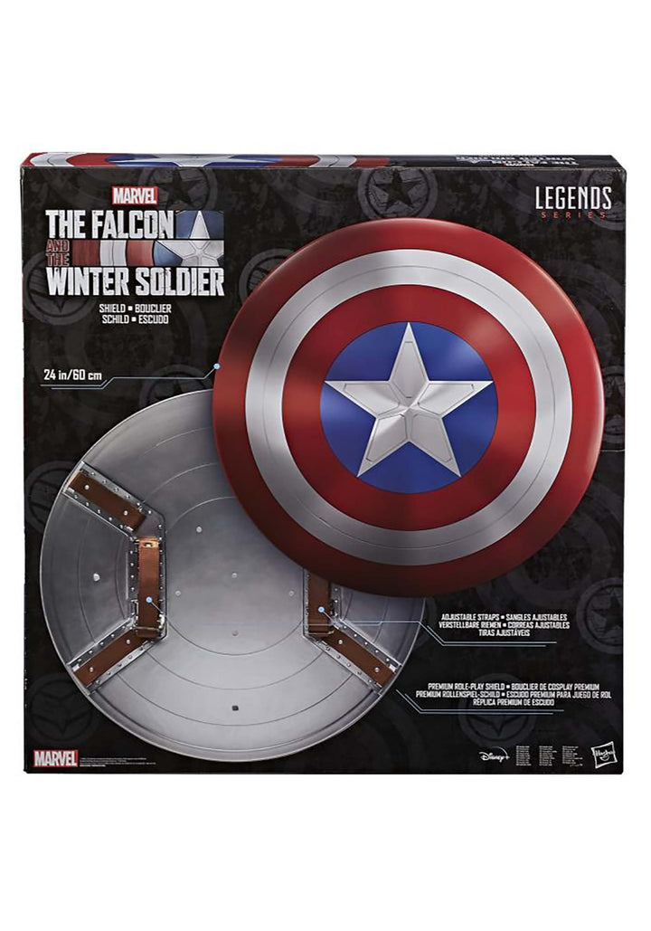 Marvel Legends Series Falcon and Winter Soldier Captain America Premium Role Play Shield for Ages 18 and Up - Zrafh.com - Your Destination for Baby & Mother Needs in Saudi Arabia