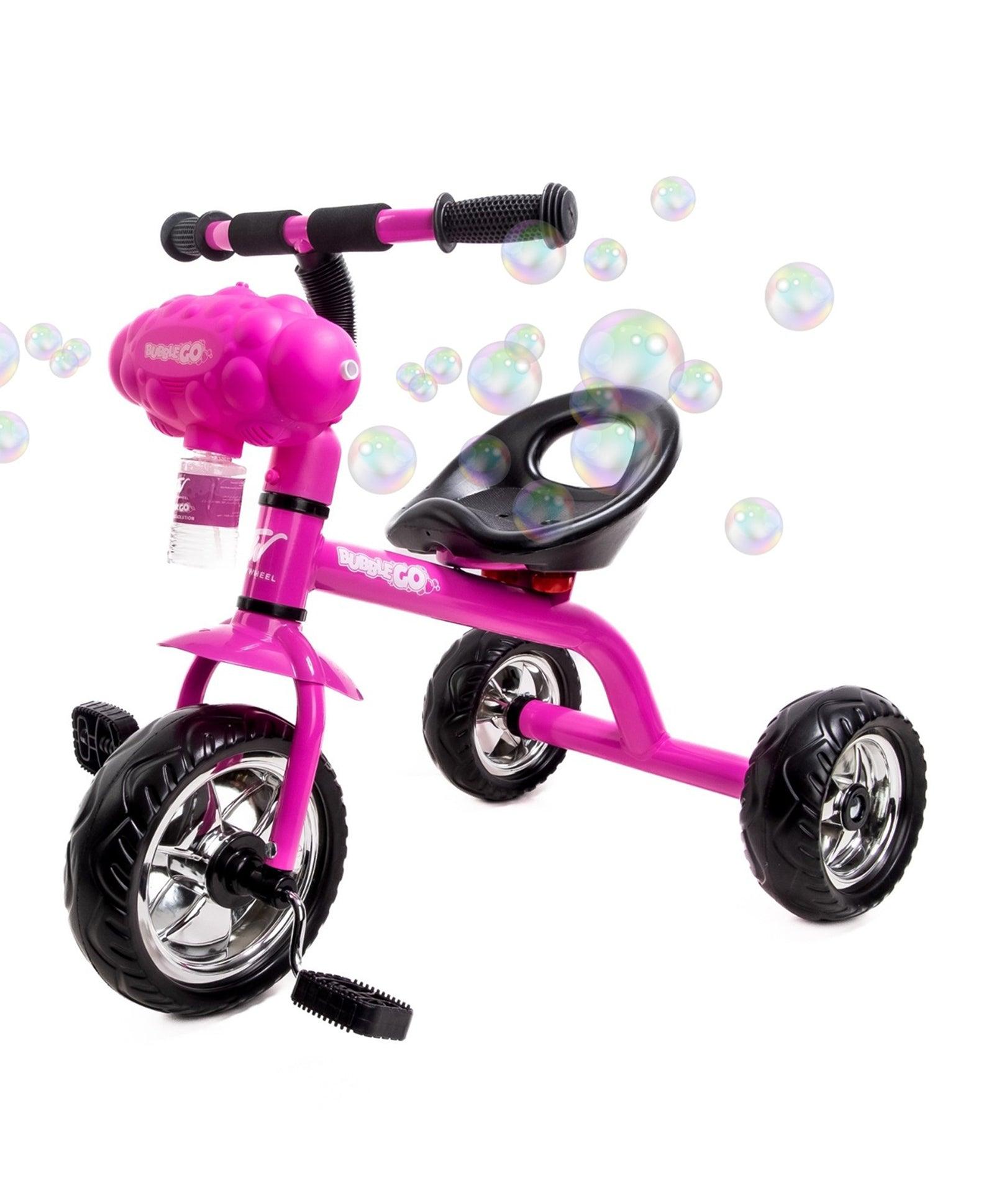 Girls top pink tricycle