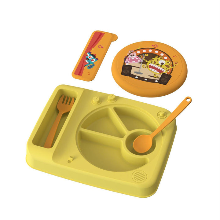 Gramophone Children's Separated Food Plate Set - Zrafh.com - Your Destination for Baby & Mother Needs in Saudi Arabia