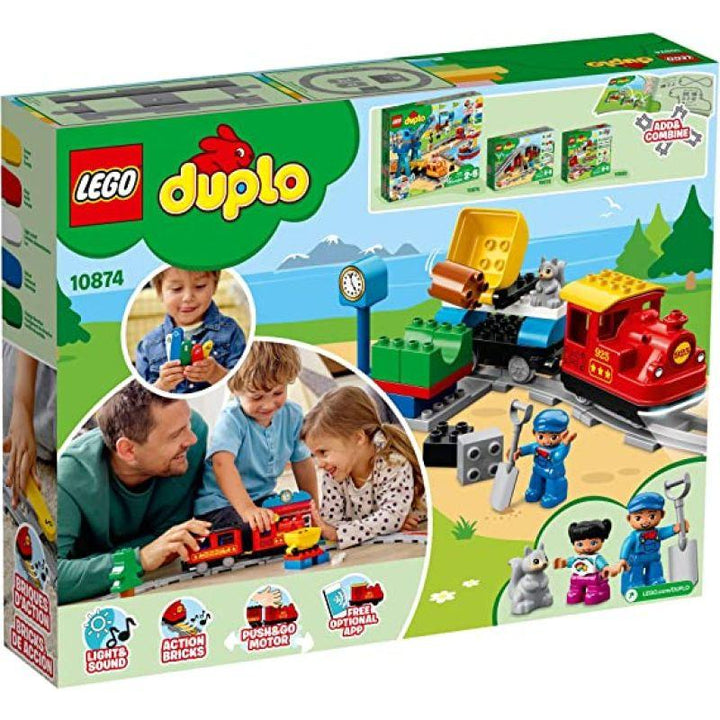 Lego Duplo Town Steam Train - 16 pieces of track - 6213752 - Zrafh.com - Your Destination for Baby & Mother Needs in Saudi Arabia