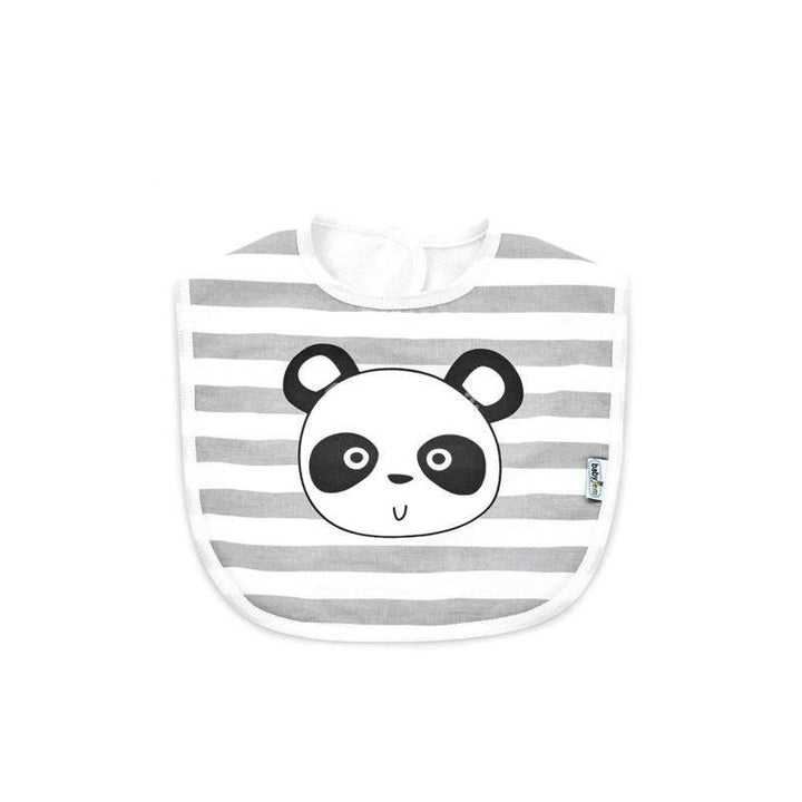 Babyjem Baby Bib Printed - Grey - ZRAFH