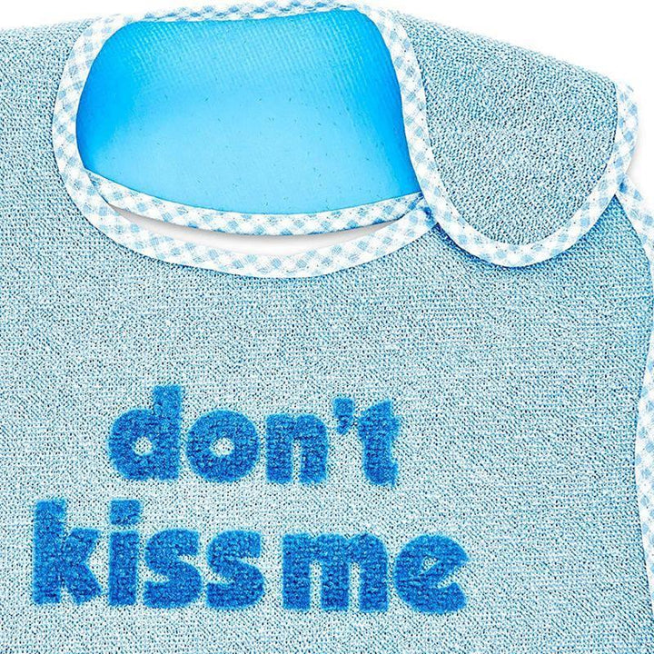 Babyjem Dont Kiss Me Bib - Green - ZRAFH