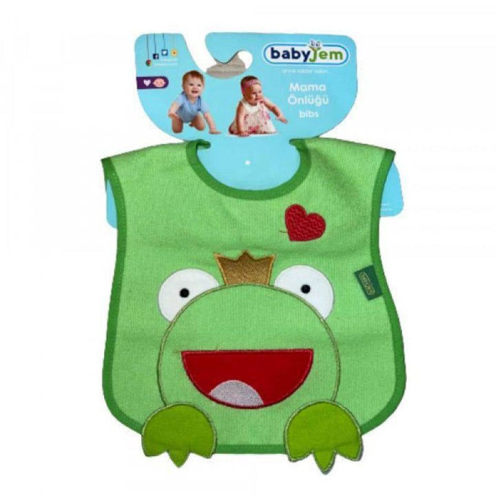 BABYJEM FROG BIB - GREEN - ZRAFH