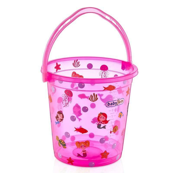 Baby jem Bath Bucket - Pink - ZRAFH