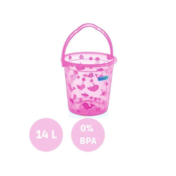 Baby jem Bath Bucket - Pink - ZRAFH