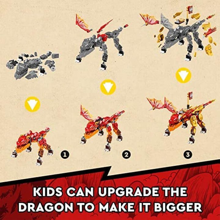 Lego Ninjago Kai's Fire Dragon EVO Toy - 204 Pieces - 6371138 - Zrafh.com - Your Destination for Baby & Mother Needs in Saudi Arabia