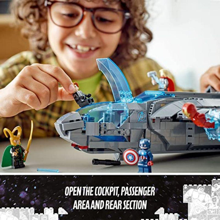 Lego Marvel The Avengers Quinjet Spaceship Building Toy Set - 795 Pieces - LEGO-6427727 - Zrafh.com - Your Destination for Baby & Mother Needs in Saudi Arabia