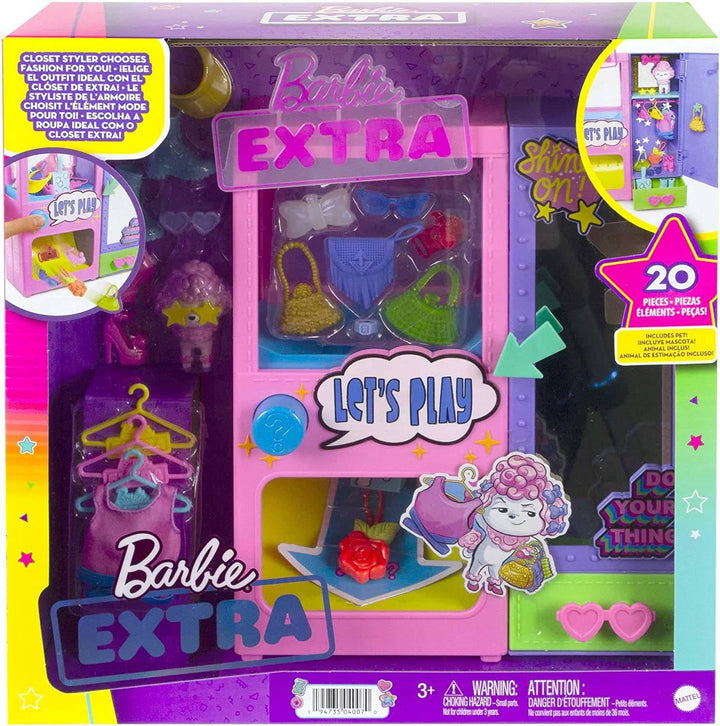 Barbie Extra Fashions Vending Machine Playset HFG75 - ZRAFH