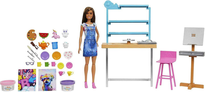 Barbie Relax & Create Art Studio Playset HCM85 - ZRAFH