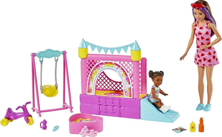Barbie Skipper Babysitters Inc. Bounce House HHB67 - ZRAFH