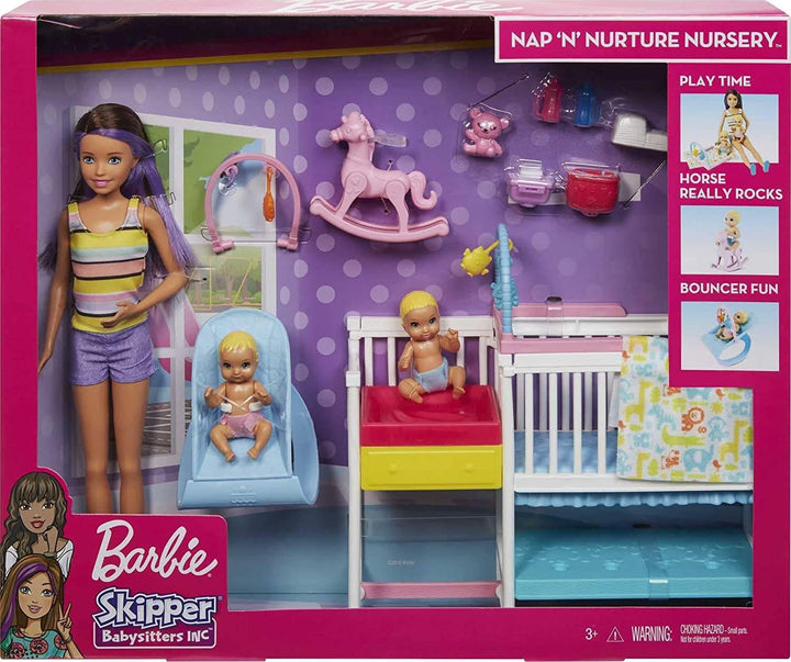 Barbie Skipper Babysitters Nursery Playset GFL38 - ZRAFH