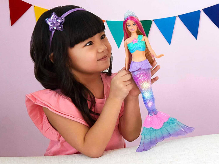 Barbie Dreamtopia Twinkle Lights Mermaid-Blonde HDJ36 - ZRAFH