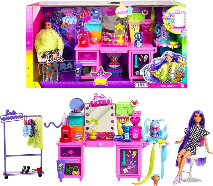 Barbie Extra Vanity Playset GYJ70 - ZRAFH