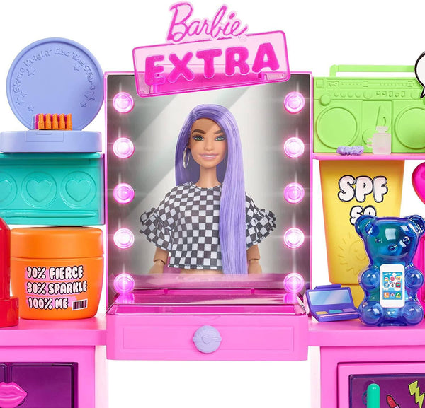 Barbie Extra Vanity Playset GYJ70 - ZRAFH