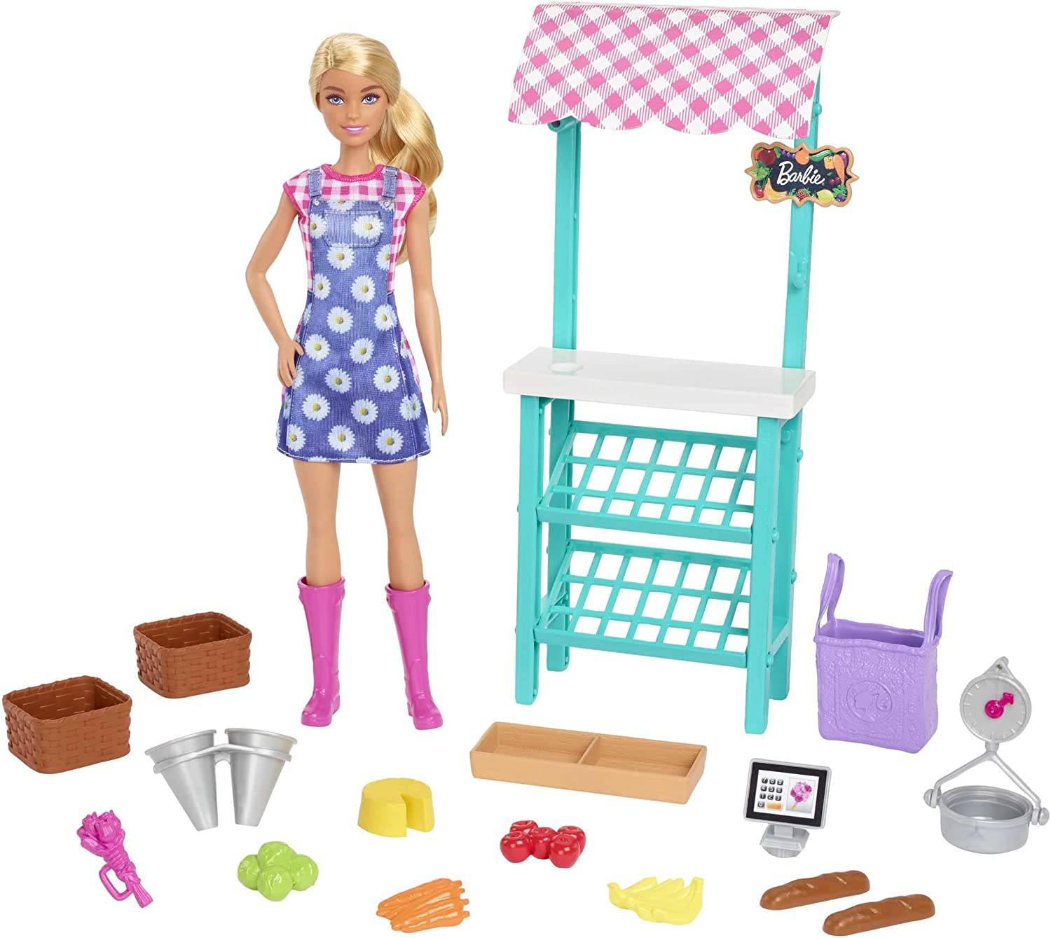 Barbie Farm Market Playset HCN22