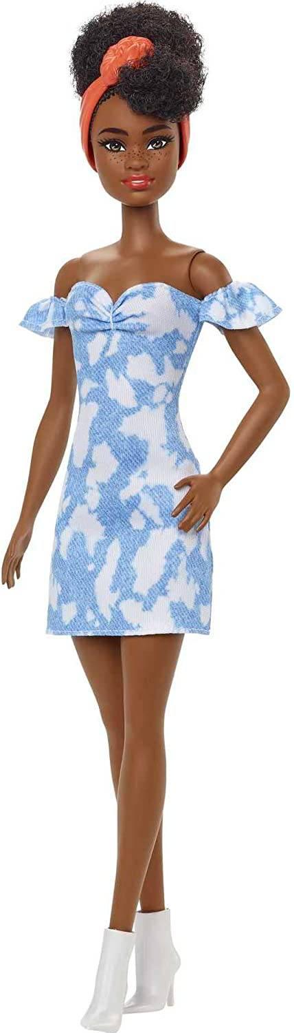 Barbie Fashionistas Doll - Bleached Denim Dress HBV17 - ZRAFH