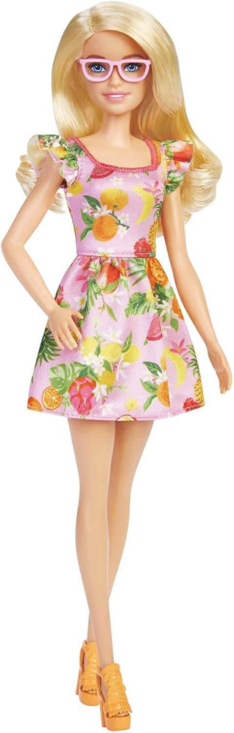 Barbie Fashionistas Doll - Fruit Print Dress HBV15 - ZRAFH