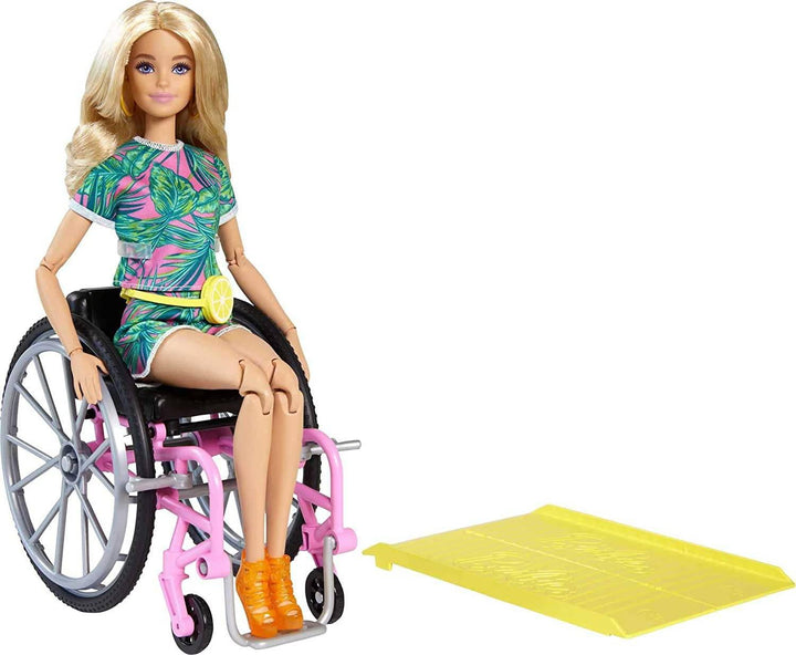 Barbie Fashionistas Doll + Wheelchair GRB93 - ZRAFH