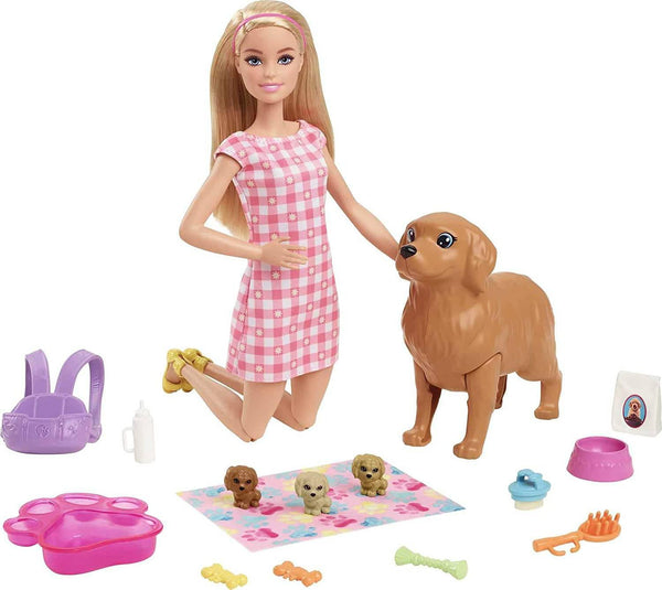 Barbie Newborn Pups 2.0 - Blonde  HCK75 - ZRAFH