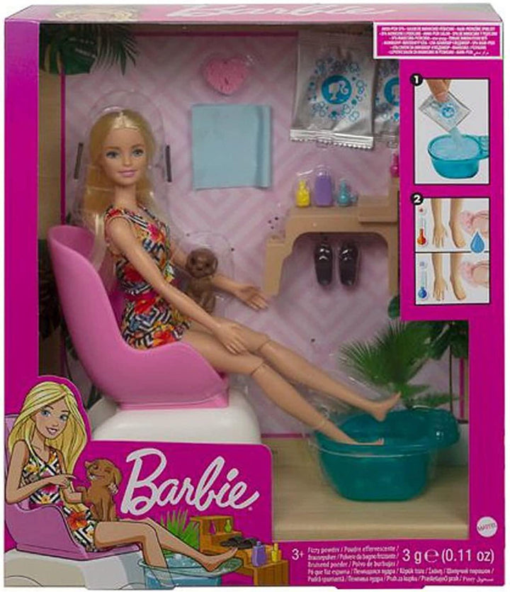 Barbie Spa Day Mani/Pedi Playset GHN07 - ZRAFH