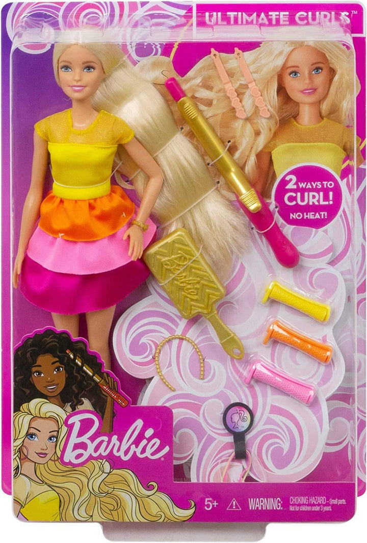 Barbie Ultimate Curls (with Doll) Playset GBK24 - ZRAFH