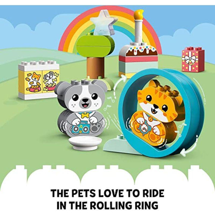 Lego Duplo My First Puppy & Kitten with Sounds - 22 Pieces - 6379274 - Zrafh.com - Your Destination for Baby & Mother Needs in Saudi Arabia