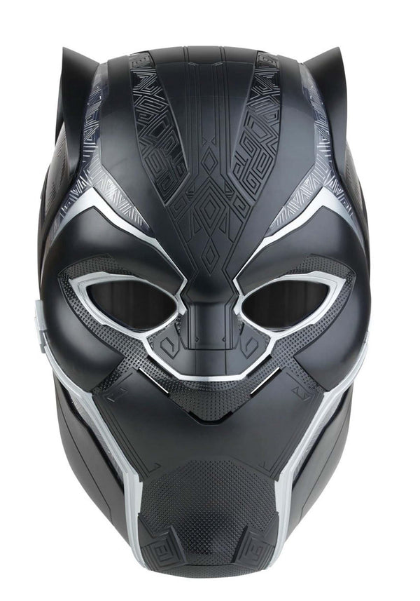 Marvel Legends Black Panther Premium Electronic Role Play Helmet with Light FX and Flip-Up/Flip-Down Lenses, Black Panther Roleplay Item, F3453 - Zrafh.com - Your Destination for Baby & Mother Needs in Saudi Arabia