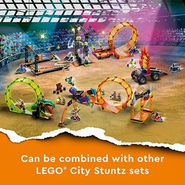 Lego City Stuntz Smashing Chimpanzee Stunt Loop - 226 Pieces - 6379649 - Zrafh.com - Your Destination for Baby & Mother Needs in Saudi Arabia