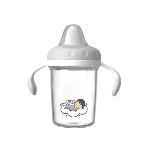 Amchi Baby Transparent Sippy Cup 6+ Months - 150Ml - ZRAFH