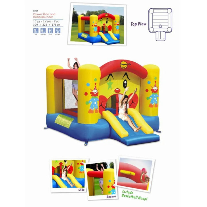 Happy Hop Clown Slide And Bouncer - Zrafh.com - Your Destination for Baby & Mother Needs in Saudi Arabia