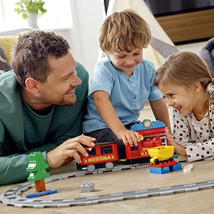 Lego Duplo Town Steam Train - 16 pieces of track - 6213752 - Zrafh.com - Your Destination for Baby & Mother Needs in Saudi Arabia