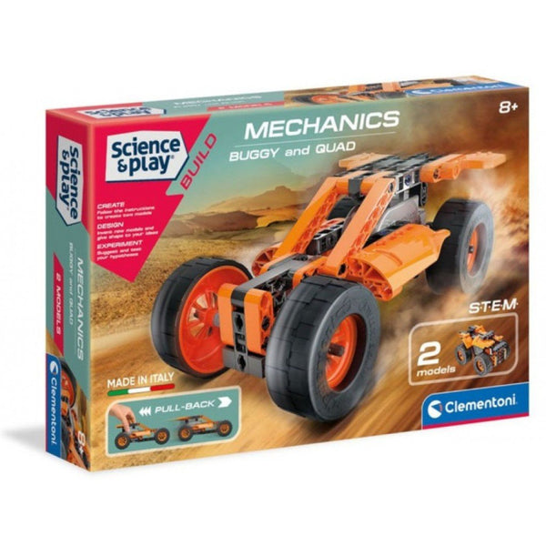 Clementoni Scince & Play - Mechanics Quad Buggy Building Toy - Zrafh.com - Your Destination for Baby & Mother Needs in Saudi Arabia